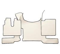 F-CORE Tappetini copricofani camion compatibile per MAN TGX 03.21- Con freno a pavimento CHAMPAGNE