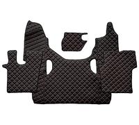 F-CORE Tappetini copricofani camion compatibile per SCANIA G NEXTGEN 01.17- AUTOMAT NERO/ROSSO