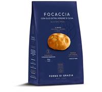 F.D.G. Srl FDG FOCACCIA OLIO EXTRA VERGINE OLIVA 3 PEZZI DA 50 G