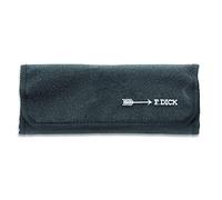 F. DICK 81062010 - Borsa arrotolabile in tessuto, senza contenuto, con 8 scomparti, in fibra sintetica, dimensioni 26 x 34 cm, colore: Nero