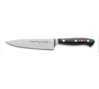 F. DICK Coltello da Cuoco Premier Plus (Lama da 15 cm, HRC 56° X50CrMoV15 in Acciaio Inossidabile, utilizzo Versatile), Nero, 27.5 cm