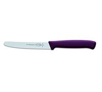 F. DICK Coltello multiuso ProDynamic con affilatura ondulata (coltello da cucina viola, lunghezza lama 11 cm, coltello universale, acciaio X55CrMo14, durezza 56° HRC) 85 015 112-26