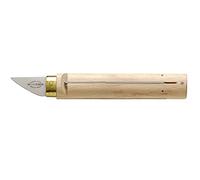 F.DICK Cutting knife (length: 17 cm; straight back; adjustable wooden handle; curved cutting edge; carbon steel) 63542000
