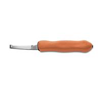 F. Dick Expert Grip 2K 2487 Hoof Knife (Left-Long, Narrow, Extra Sharp Scalpel Grinding, 2K Plastic Handle Orange) 62487800