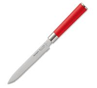 F. Dick F. Red Spirit Serrated Edge Universal Knife (5" Blade Length, Works Easily Through Shell Or Crust, Balanced Sharp) 81710132