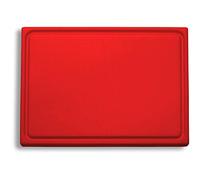 F. DICK, scollatura per saf (tagliere in plastica, rosso, 265x325x18 mm, utilizzabile su entrambi i lati, HACCP) 91 265 000-03
