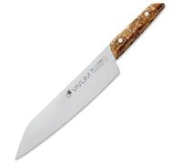 F.DICK VIVUM Chef's Knife (Chef's Knife with 21 cm Blade, with Birch Wood Handle, 58 HRC, Curved Blade, Kitchen Knife) 83647212H
