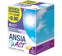 F&F Integratore Ansia Act con lavanda, 21 capsule molli