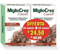 MIGLIOCRES CAPELLI 60 CAPSULE + 60 CAPSULE PROMOZIONE
