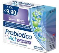 F&F Probiotico Act Gonfiore 10 Bustine - Integratore Per Il Gonfiore Addominale