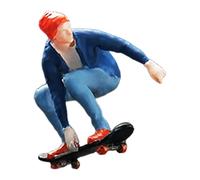 F Fityle 1:64 Miniature Figurina, Figura Dipinta a Mano Giocattolo per Interni Treno Scena architettonica Piccola Figura di Persone per attività