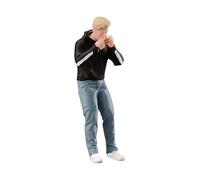 F Fityle 1:64 Scala Diorama Fotografia Uomo Figura Miniatura Personaggio Piccolo Display Paesaggio Giocattolo Scena Layout per Accessorio Casa delle Bambole