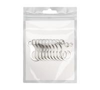 F Fityle 10 Pezzi tenditori per Corde da Tenda, tenditori per Corde da Trekking, Fibbie per Antivento, regolatori per di Servizio, Tenda da Picnic, Barbecue, Argento