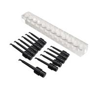 F Fityle 12 Pezzi di Esche da Pesca, Ganci Porta Esche Portatili con Supporto Trasparente, Pinze per Hackle, Supporto per Legare Le Mosche