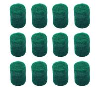 F Fityle 12 pezzi di feltrini per sassofono, strumento di posizionamento delle chiavi, parti di riparazione professionali e pratiche per colonne di feltro per, Verde