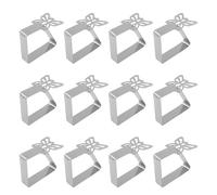 F Fityle 12x Fermagli per tovaglie da Picnic, Fermatovaglie, Morsetti Decorativi per Copri tovaglie per tavoli da Pranzo, Cucina, Laurea, Forma a Farfalla