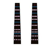 F Fityle 2 Pezzi Adesivi Guida Dita Violino Etichette Note Riutilizzabili Pratica PVC Sottile Leggero Facile Applicazione Adatti Principianti Bambini Adu, Style C