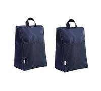 F Fityle 2 pezzi Borse da viaggio per scarpe Organizer per scarpe con cerniera sul fondo per uomini e donne Custodia per il trasporto Borse portaoggetti per, Blu