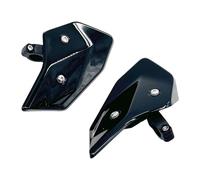 F Fityle 2 pezzi Deflettori laterali per parabrezza per motociclette, spoiler, parti di alta qualità ad alte prestazioni, deflettori per parabrezza per V85TT, Nero