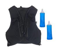 F Fityle 2 Pezzi Gilet Idratazione Zaino Runner capacità 12L Tasche Multiple Materiale Traspirante Leggero Regolabile Adatto per Escursioni Alpinismo, 2XL