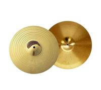 F Fityle 2 pezzi jazz tamburo crash pratico di piatti di piante di pernatore di cymbal per accessori per strumenti musicali per cymbals cymbals crash