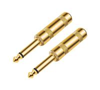 F Fityle 2 Pezzi Testine per Cavo per Chitarra Elettrica Testine per Cavo per Chitarra Testine per Cavo per Strumenti Elettrici Versatili per Canto in Scena