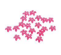 F Fityle 20x Bottoni in Resina Risultati Appliques Flatbak Fornitura Artigianale Fare Progetti e Artigianato, Rose Red, 9 millimetri