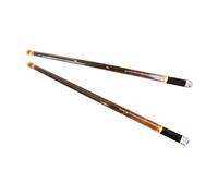 F Fityle 2x Bacchette luminose per batteria, mazza per batteria, accessori per percussioni leggeri, portatili, antiscivolo, per bambini, Giallo