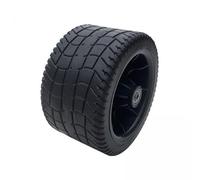 F Fityle 2X Ruota per Carrello da Carro Larga 4 Pollici Pneumatici in PP Pezzi di Ricambio Durevoli Installa Facilmente Diametro Nero 16 Cm per Camion a Mano E