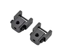 F Fityle 2x Supporto per morsetto per per da traforo Adattatore senza perno Sostituzione professionale Nero Robusto Morsetto per senza perno