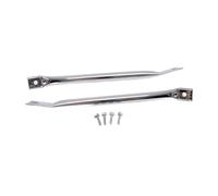 F Fityle 2x telaio rinforzo parafango anteriore al supporto centrale rinforzo barra di supporto radiatore sostituisce parte per veicolo per, Nero