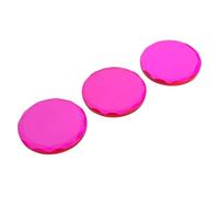 F Fityle 3 Pezzi/Pacco Colla Adesiva Supporto per Pallet Supporto in Cristallo Vassoio per Estensioni Ciglia, Rose Red