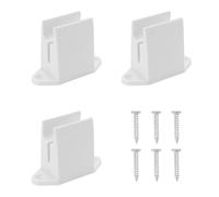 F Fityle 3 staffe Porta manovella per Asta da 0,51", Accessori robusti, Installazione Rapida per Tenda da Rullo con Viti