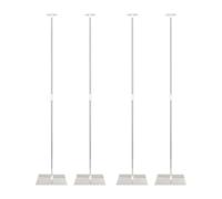 F Fityle 4 Pezzi Supporto Palloncini Set Bacchette Portapalloncini con Base Acrilico Trasparente Robusto Montaggio Facile Adatto per Laurea Compleanno
