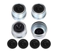 F Fityle 4x Coprimozzo per rimorchio da 1,98" Coprimozzo per cuscinetto ruota mozzo ruota Componente RV Garage Rimorchi per grasso assale Cuscinetti