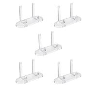 F Fityle 5 Supporti espositivi in Acrilico Trasparente, Versatili, Decorativi, robusti per cornici, cavalletti e opere d'Arte.