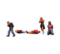 F Fityle 5X 1/64 Figure Modelli Diorami Treni Layout Architettonici Progetti Fai da Te Oggetti di Scena per Film Micro Paesaggi Figurine Scene in Miniatura, Passanti