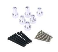 F Fityle 6 Pezzi RC Car Shell Columns Upgrade Supporti Facili da installare Parti di Accessori in Alluminio per camioncino MN82 LC79 in 1/12