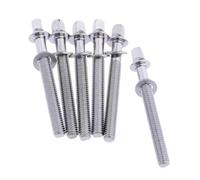 F Fityle 6 Pz Aste di Tensione del Tamburo Tamburo Lug Bulloni Forte Tamburo Vite Stretta M5 W/Rondelle Tamburo Lug Viti Viti del Tamburo per la Riparazione di, M5x40mm