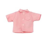 F Fityle Abito in Miniatura Fatto a Mano per Bambola in 1/12, Composto da Camicia a Maniche Corte, per Modelli di Bambole da 6 Pollici, Rosa