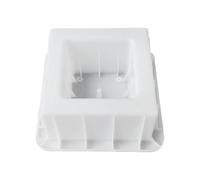 F Fityle Accessori per casseforme in calcestruzzo: casseforme Cave in calcestruzzo Bianco, Leggere e Multiuso, Ideali per Giardino, Cortile, Patio e, 20x20x10.3 Cm