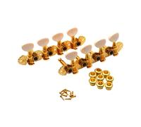 F Fityle Accessori per strumenti per strumenti a macchina mandolina ad alte prestazioni 4l 4r sintonizzatore di mandolino facile da usare per 8 corde banjo, Oro