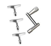 F Fityle Accessori per tasti di tamburi 4x Portalità professionale robusto hardware leggero manuale pratico strumento tasti per la percussione