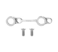 F Fityle Adattatore per Freni a Disco per Bici da Strada, Staffa di Montaggio, convertitore per Supporto Parti di Riparazione, Adattatore per Montaggio Pinza, Argento 5.1x1.1cm