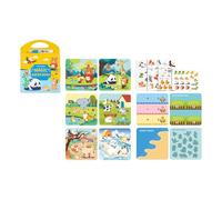 F Fityle Album di pittura dell'acqua Water Doodle Development Toy Drasso riutilizzabile Tablet Educazione precoce per le attività di apprendimento in età, Animale