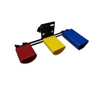 F Fityle alti e bassi 3 colori Strumento a percussione campanaccio Accessori per strumenti musicali Campanacci per sport competitivi, Blu Giallo Rosso
