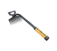 F Fityle Attrezzo per estirpare Le Erbacce, rastrello Manuale per Erbacce con Impugnatura ergonomica, Strumento Multifunzionale per sradicare Erbacce per, 11 Dente