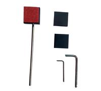 F Fityle Battitore a pedale per grancassa Testa in feltro, Accessori per batteria, Professionale, Battitore a pedale per grancassa per parti di ricambio per, 3 teste battenti