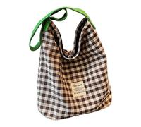 F Fityle Borsa a tracolla in tela da donna, borsa alla moda da viaggio, per il tempo libero, per strada, feste, lavoro, Colore Del Caffè