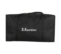 F Fityle Borsa portaoggetti per tenda, custodia per il trasporto, organizer per esterni, borsa da viaggio casual in tessuto Oxford per zaino in spalla e, Black L